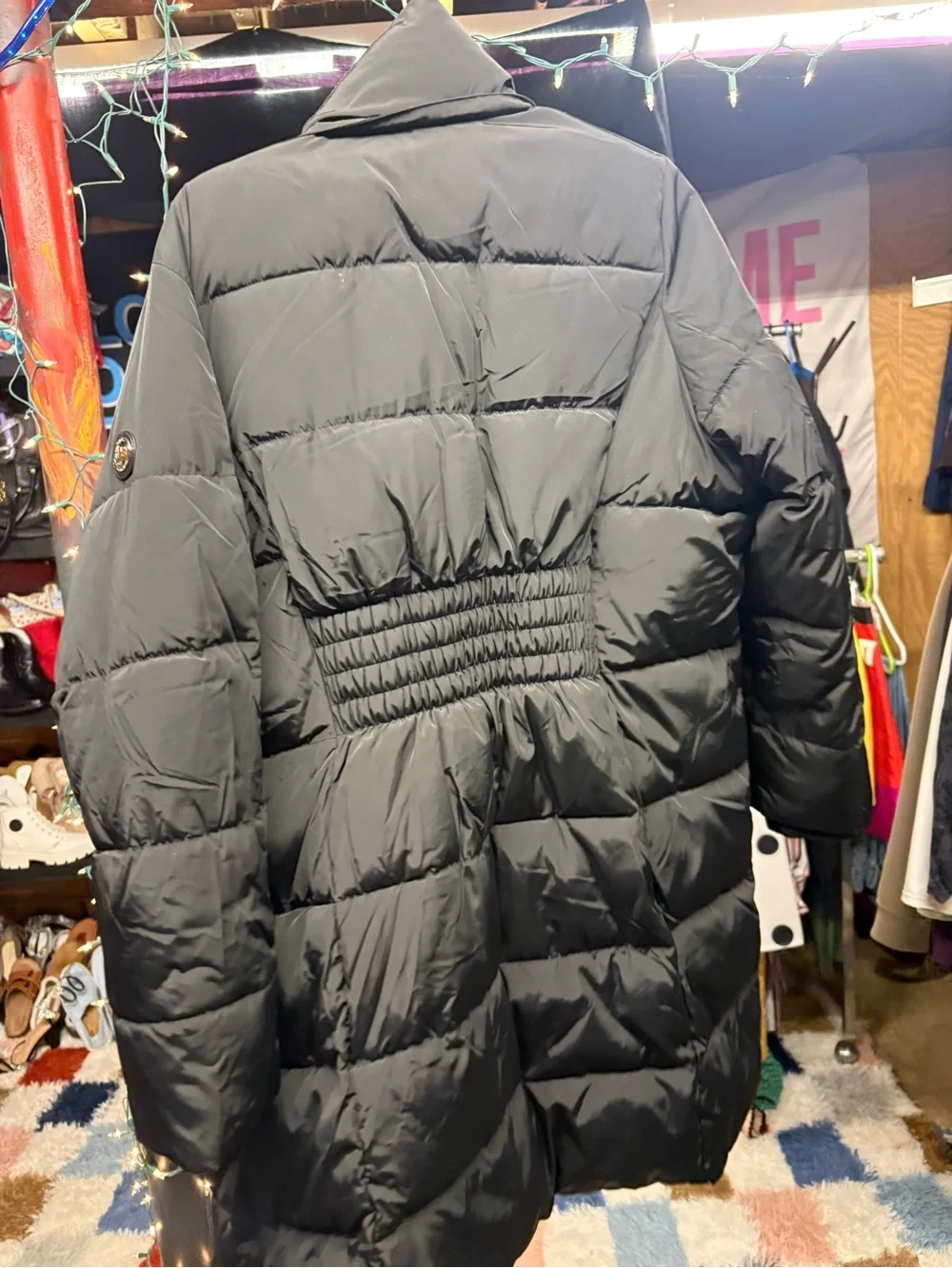 Michael Kors Black Puffer Coat ( LONG)